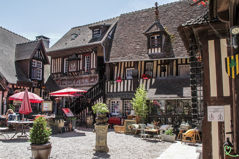 Vue aérienne de Houlgate